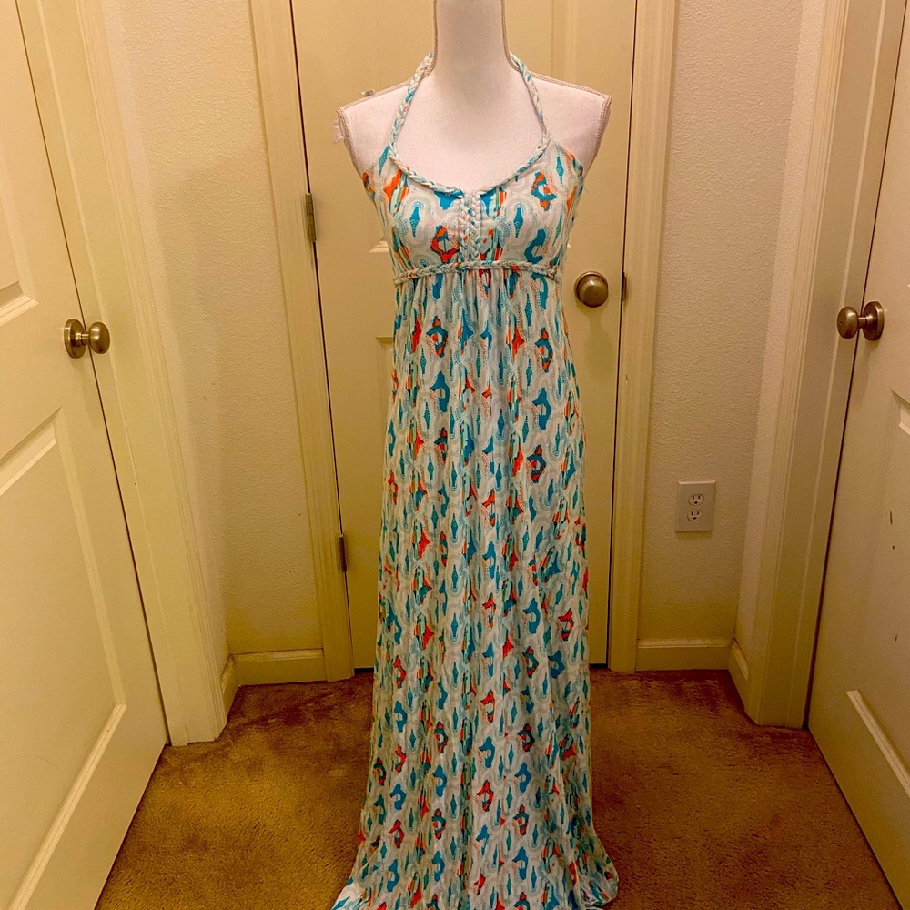 Preloved Halter Maxi Dress